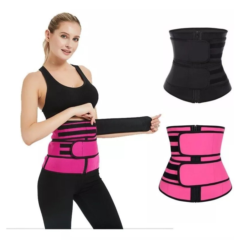 Yuqing Faja Reductora Con Cierre Y Bandas Sport Doble Compresión