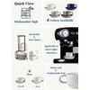 Gomakren 2.5 Ounce Espresso Cups Set of 4, Small Stackable