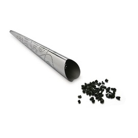 Alessi You MMI25 - Teestab Kegelförmig mit kleinen Löchern, aus Edelstahl 18/10 Glänzend Poliert, 7 x 17.5 x 25 cm