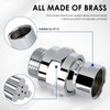 Shower Connector Ball, G1/2 Universal Shower Head Connector Rotatable Adapter