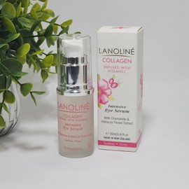 Lanoline Collagen Vitamin C Intensive Eye Serum Chamomile Hibiscus flower 0.67oz
