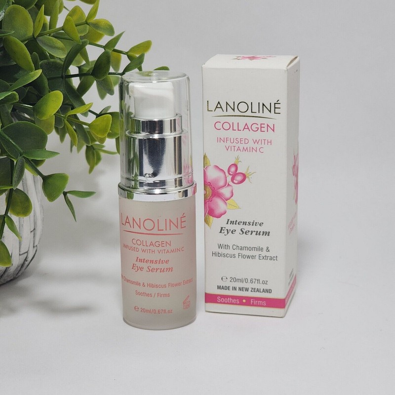 Lanoline Collagen Vitamin C Intensive Eye Serum Chamomile Hibiscus flower
