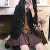 NOLCCTN Women's Uniform, School Jacket, Blazer, Plain, Regular Type, Student,