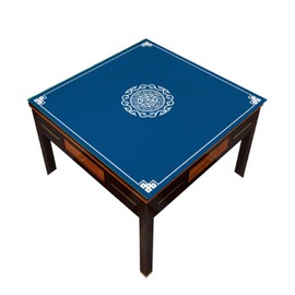 siawadeky Mahjong Mat, Poker Mat, Square, 31.5 x 31.5 inches (80 x 80 cm), Poker Table Cover, Thick, Anti-Slip, Waterproof, Noise Cancelling, Margane, Domino Game, Pego Mat, Portable, Board Game Room