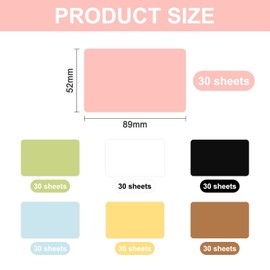 210 Sheets of Colorful Blank Card Stock, Label Cards, Small Index Cards, Study and Office Supplies, Multipurpose Card Stock