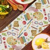 GAGEC Welcome Back to School Table Runner Books Pencil Glasses