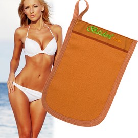 Baiden Tan Mitten - Pre-Tan Scrub Exfoliator for Face & Body, Use With Self-Tanning Lotion & Spray, Super Effective Fake-Tanner Remover, Enhances All Forms Of Tanning: Spray, Self & Sun & Bed (1pack)
