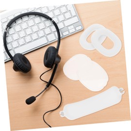 TEHAUX 1 Set Headphone Ear Cushion Replacement for Lightweight Ear Pads Headset Hairband Replacement Enhanced Comfort Noise Accessory