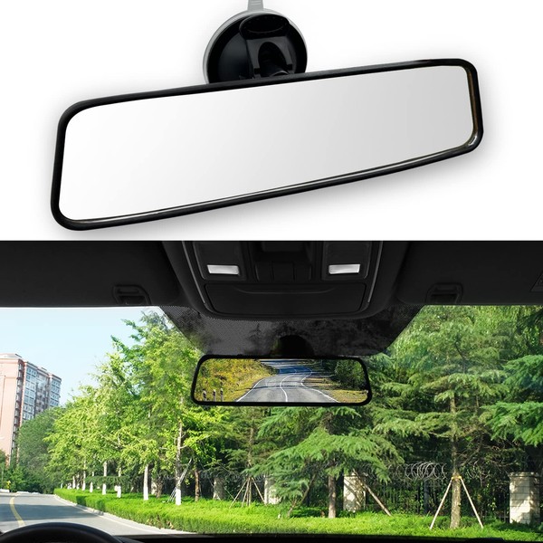 Rear View Mirror, Universal Thickened Anti-glare HD Car Interior Rearview