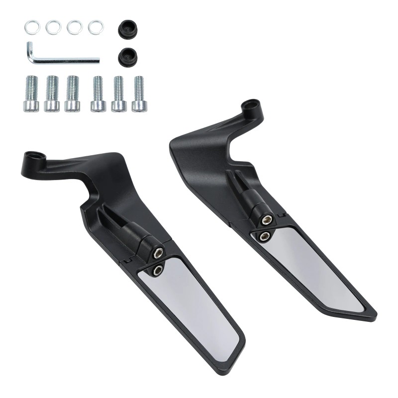 Rearview Winglet Mirrors For Yamaha MT07 MT-07 MT09 MT-09 MT10