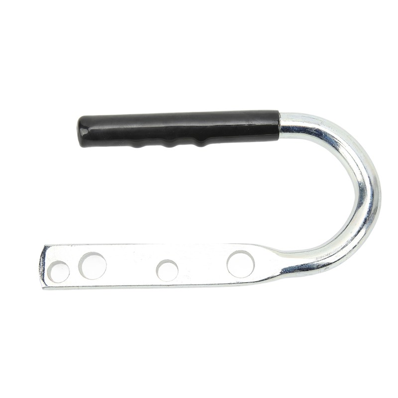 Trailer Coupler Lift Handle Galvanized Steel Rubber Tongue Handle for