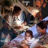 LUXJET Book Light for Reading and Crocheting Rechargeable Neck Light