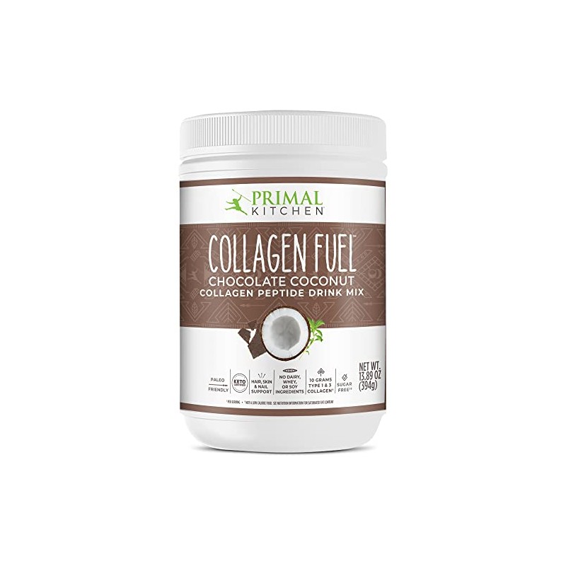 Primal Kitchen Collagen Fuel Collagen Peptide Drink Mix, Chocolate Coconut,