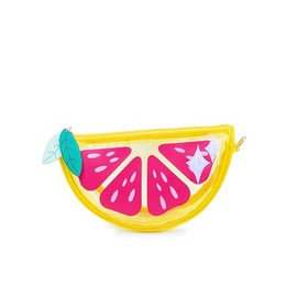 Bewaltz Novelty Handbag, Fun Shape Tween Style - (Jelly Transparent Fruit Handbag - Grapefruit)
