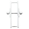 Universal Flexi UPVC Repair Door Handle Set Adjustable 92mm 68mm