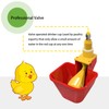 Vandancoop Chicken Water Cup for PVC with Tee, Automatic Float