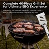 Kaluns BBQ Accessories, Complete Grill Set Grilling Gifts for Men
