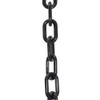 Mr. Chain Plastic Barrier Chain, Black, 2-Inch Link Diameter, 50-Foot