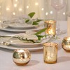 DEVI 48PCS Assorted Gold Votive Candle Holders Bluk, Gold Wedding