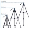 SIRUI Video Tripod SH-25, Professional Broadcast Tripod with Fluid Head