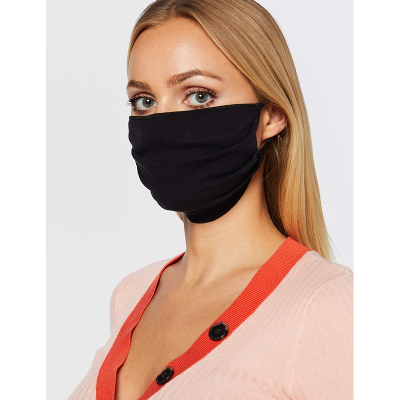 Pleated Adult Face Mask Elastic 5 Pack Adult Elastic Mask