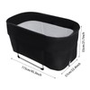 FiueStur Foldable Ice Bath Tub Large Oval Insulated Portable Bath