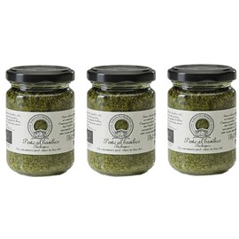 Mariangela Prunotto - Una Delizia Albese - Frutticultori in Alba Dal 1863 (Ma7Jq) Azienda Agricola, N. 3 Vasetti Pesto Verde Vegano Biologico 130 G