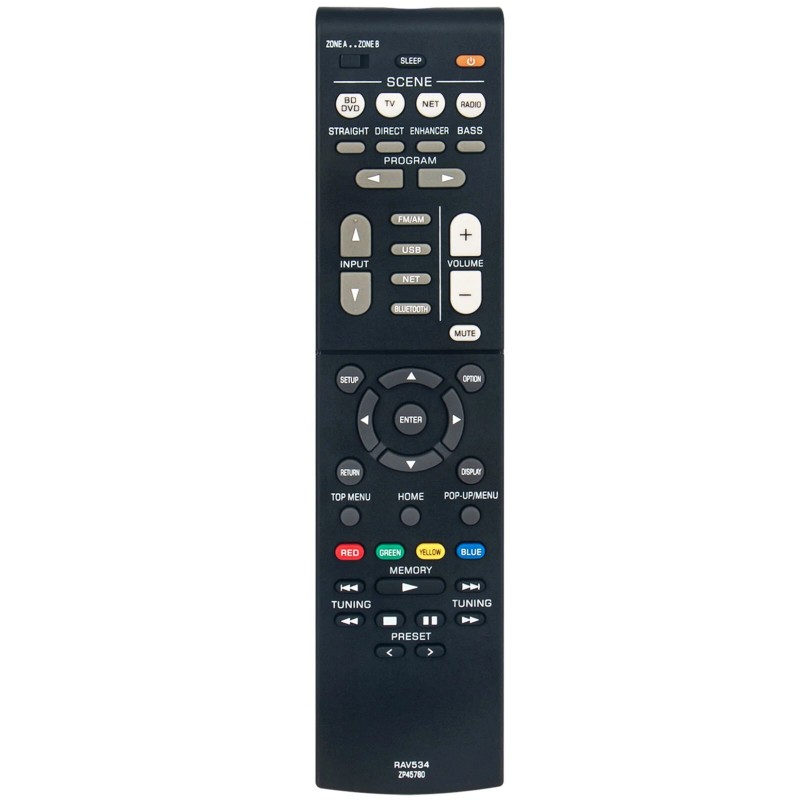 For Yamaha New RAV534 ZP45780 Replace Remote for Yamaha AV