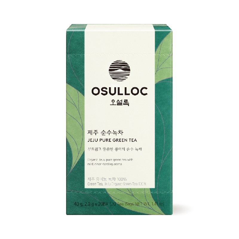 OSULLOC Organic Pure Green Tea (20 count)