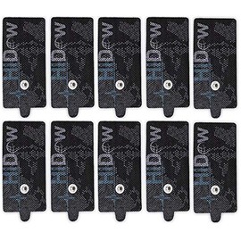 HiDow 5 Pair Snap on TENS Unit Stim Electrodes Pads | Premium Quality Electrode Pads for Hi-Dow Compatible with Any TENS EMS Units 3.5m Snap on