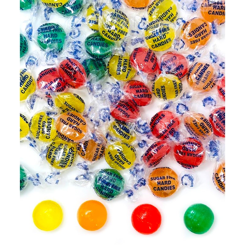 SweetGourmet Sugar-Free Assorted Fruits Hard Candy | 4 Flavors |