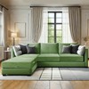 Codi Thick Replacement Couch Cushions, Upholstery Foam with Washable Covers