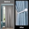 Curtain Tiebacks, 2 Pcs Metal Curtain Hooks, Wall Mounted Curtain