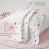 Bunnikins & Clover Toddler Pillows with Pillowcase, 13"x18" Soft Cotton
