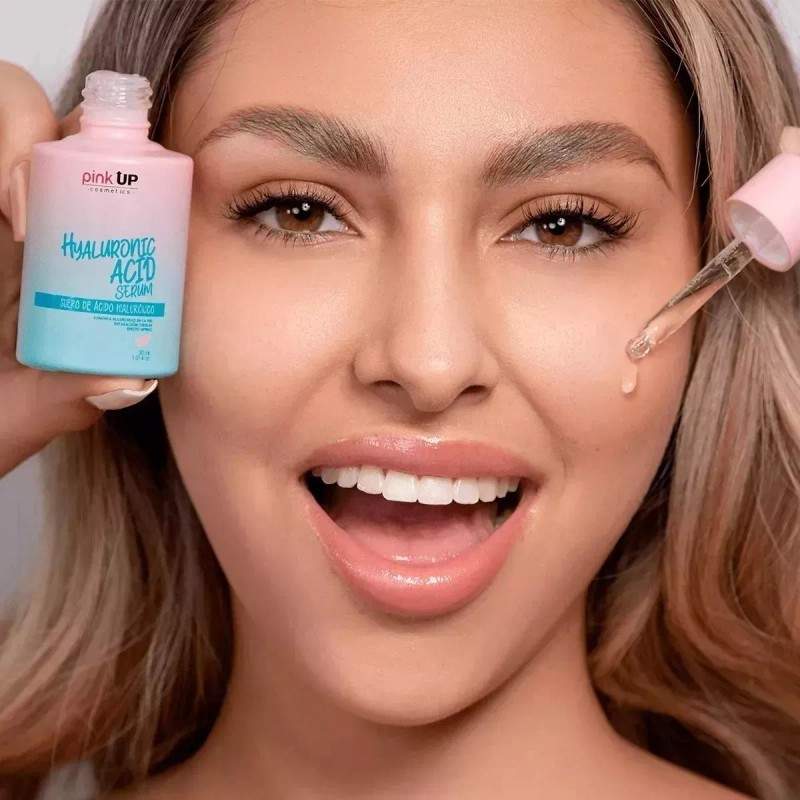Pink Up Serum Vitamina C + Ácido Hialurónico + Gel