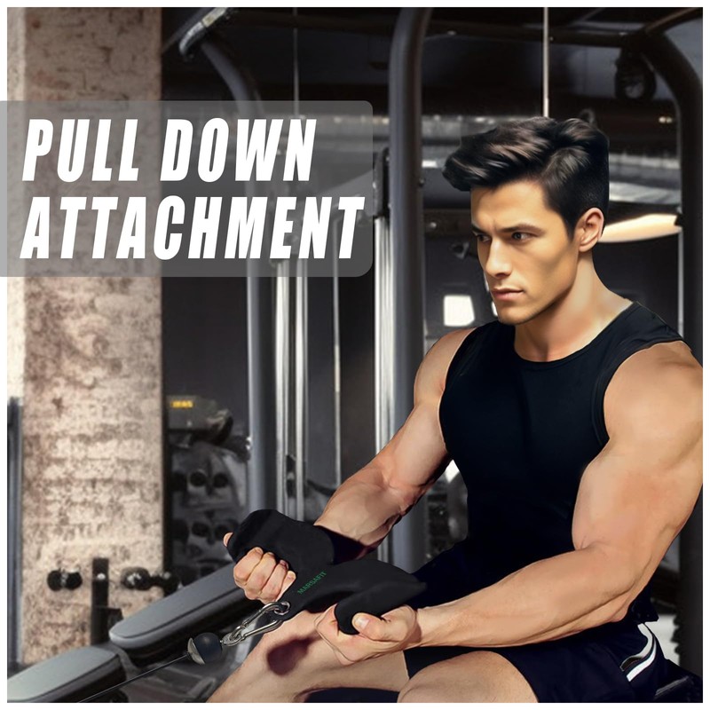 Generic Ergonomic LAT Pull Down Bars, Back and Triceps Strength
