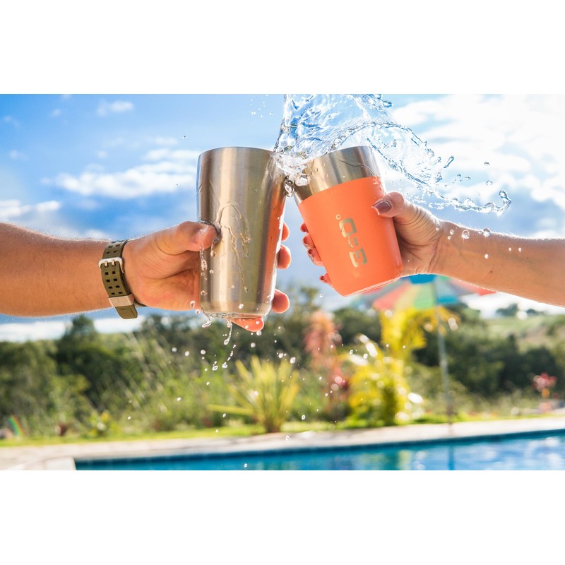 360° Unisex Vaso Aislado Regular Glass, Black, One Size