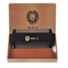 Premium 100% Oxhorn Dual-Action Beard Comb with Genuine Leather Case