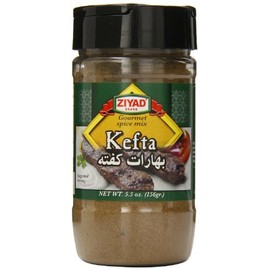 Ziyad Shaker Kefta (Kofta, Kafta) Powder, Perfect for Kofta Kebabs, Meatballs and Grilling, No Additives, No Preservatives, 5.5oz
