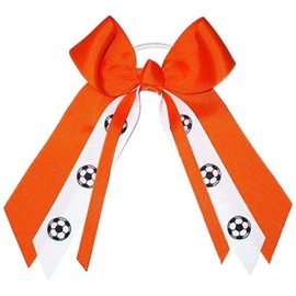 Soccer Small Bow, many colors Orange