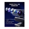 IFOAIR 1080p 60fps Webcam with Microphone - FHD Streaming Webcam