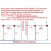 seat back 2 2 SEAT SET Harness Insert Seat Passthrough