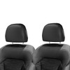UHANBUT 2PCS Car Seat Headrest Cover, PU Soft Elastic Waterproof