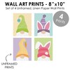 Big Dot of Happiness Easter Gnomes - Unframed Spring Bunny
