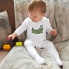 Azeeda 0-3 Month 'Colourful Caterpillar' Baby Romper Jumpsuit/Sleep Suit (SS00095445)