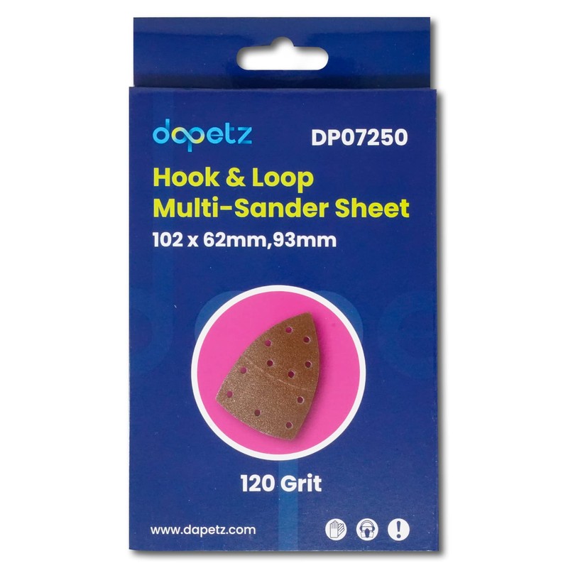 Dapetz ® Mouse Sanding Pads 10Pcs 102 x 62mm, 93mm