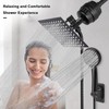 NearMoon Filtered Rain Shower Head, High Pressure 8″Square, and 5