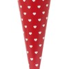School Cone 35 cm Hearts