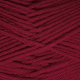 Troyarn Desert Giza Cotton (2- Skeins Pack) 100% Mercerized Giza Cotton Yarn Super Fino Worsted Weight #1 Soft Knitting and Crochet Yarn (2 x 1.76 oz) / (2 x 137 Yds) (11087 - Claret Red)