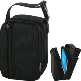 Square Terminal Case, Fits Terminal Power Adapter & Cable, Receipt Paper Rolls and Hub, Square Reader Protector Waterproof Carrying Bag, Adjustable Portable Anti-Scratch Protective Travel Case